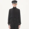 Cămașă din mătase crep de Chine cu guler eșarfă Valentino