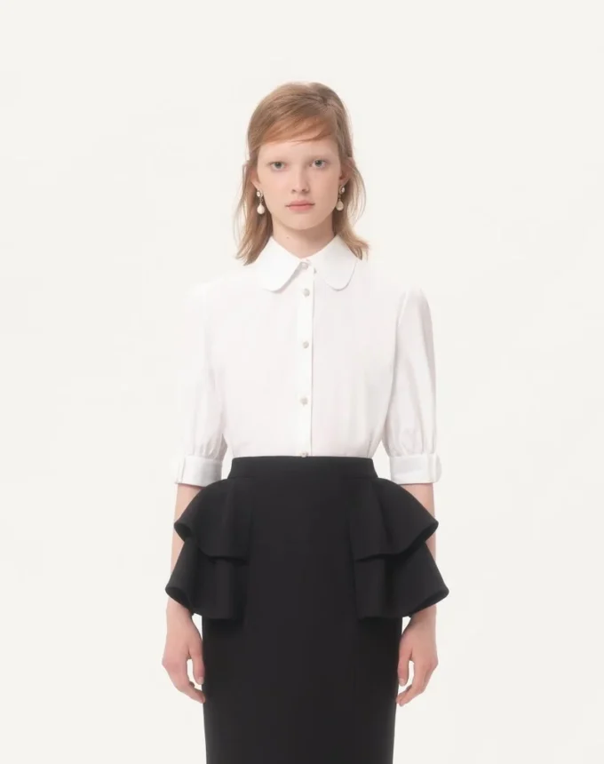 Cămașă din poplin de bumbac Cămașă din poplin de bumbac