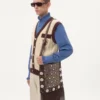 Cămașă din poplin de bumbac cu plastron și volane