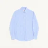 Cămașă din poplin de bumbac Valentino cu broderie VLogo