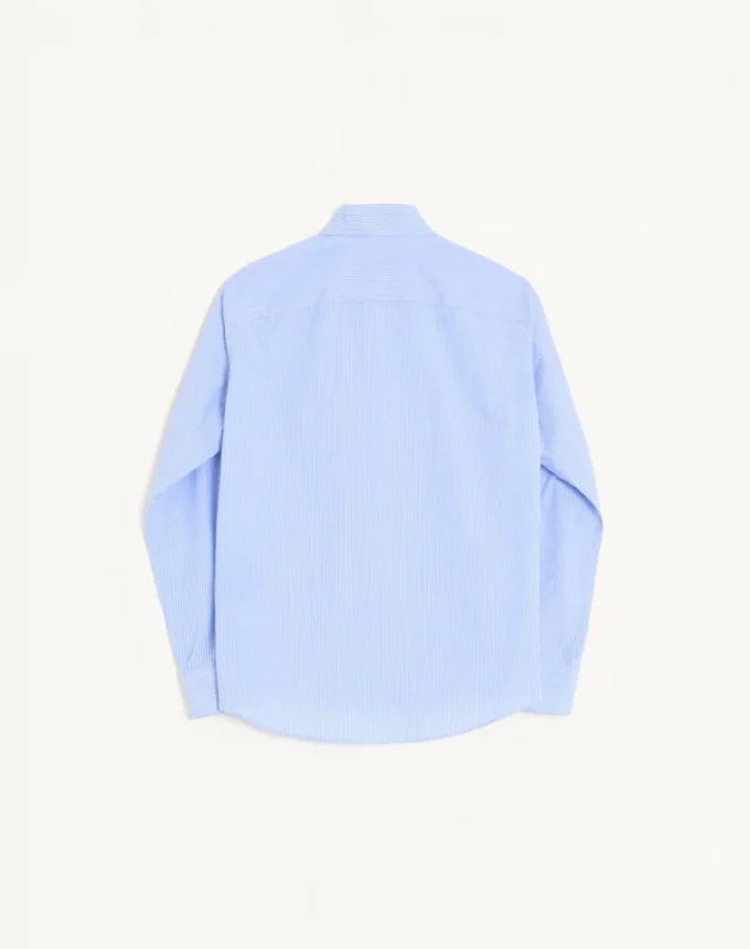 Cămașă din poplin de bumbac Valentino cu broderie VLogo