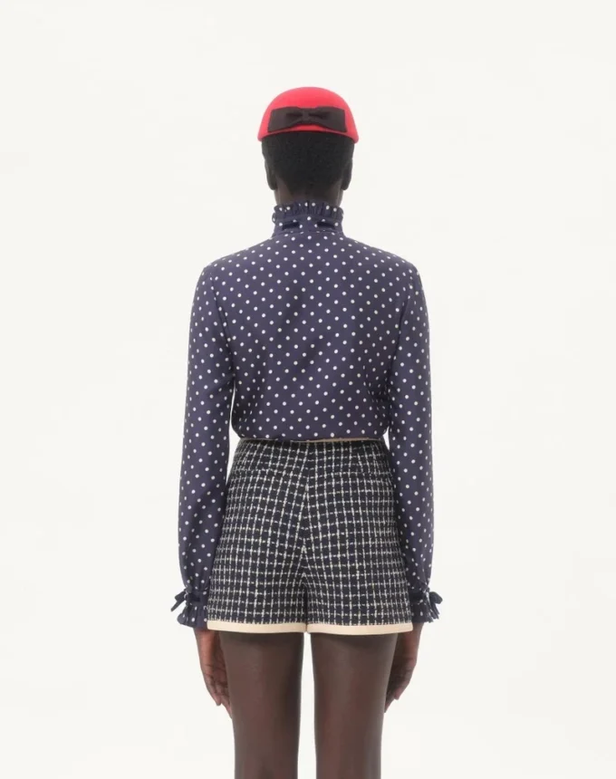 Cămașă din twill cu imprimeu Plus De Pois Cămașă din twill cu imprimeu Plus De Pois