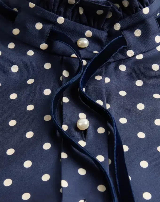 Cămașă din twill cu imprimeu Plus De Pois Cămașă din twill cu imprimeu Plus De Pois