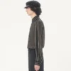 Cămașă Valentino din șifon de mătase și lurex
