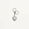 Coeur Hyperbole Bag Charm With Key Chain din metal, material sintetic și cristale