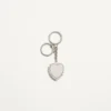 Coeur Hyperbole Bag Charm With Key Chain din metal, material sintetic și cristale