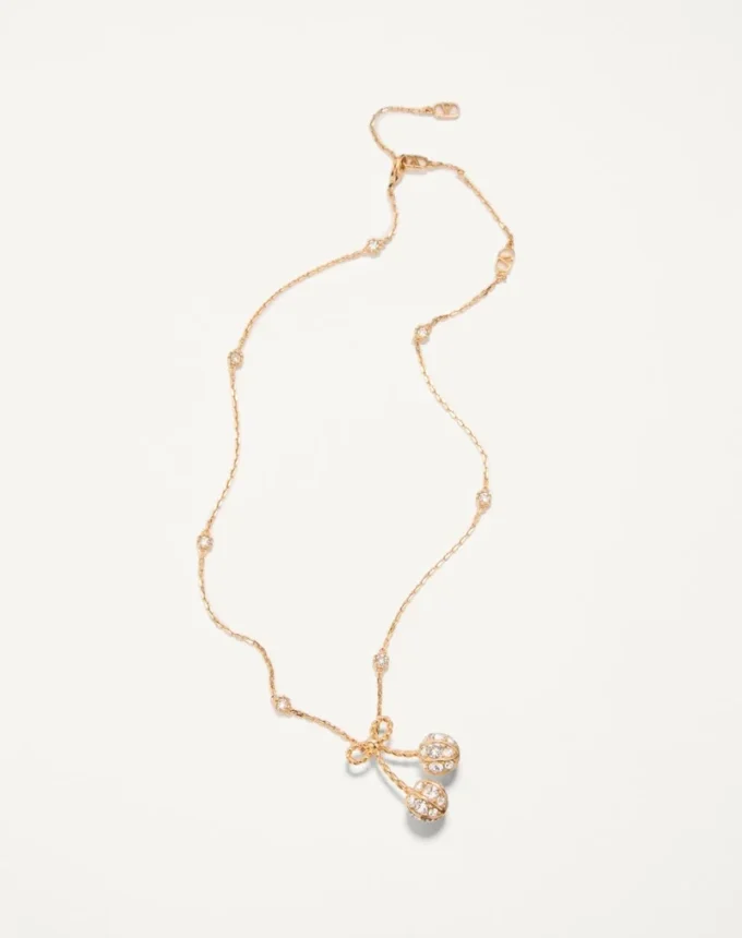 Colier Cherryfic din metal și cristale Swarovski® Colier Cherryfic din metal și cristale Swarovski®