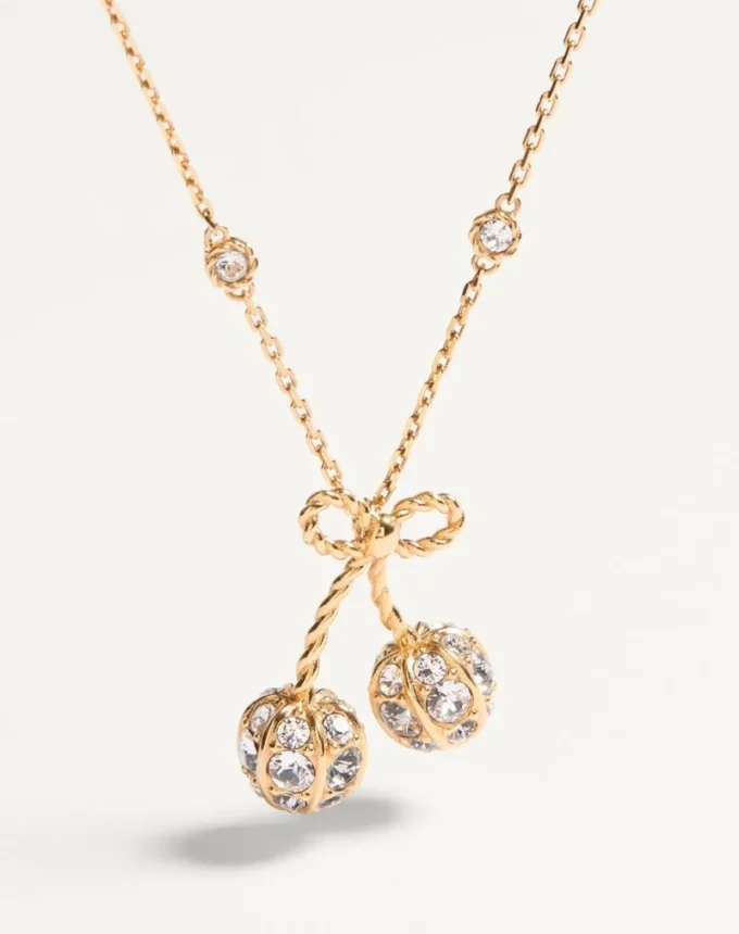 Colier Cherryfic din metal și cristale Swarovski® Colier Cherryfic din metal și cristale Swarovski®