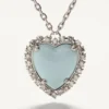 Colier Coeur Hyperbole din metal, rășină și cristale Swarovski® Colier Coeur Hyperbole din metal, rășină și cristale Swarovski®