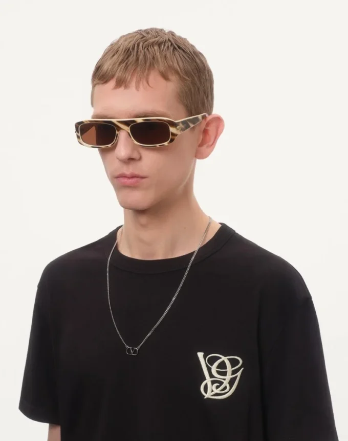 Colier metalic Valentino Garavani Vlogo Signature