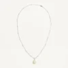 Colier metalic Vlogo Signature cu perle și cristale Swarovski®