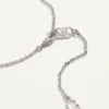 Colier metalic Vlogo Signature cu perle și cristale Swarovski®
