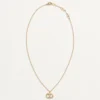 Colier oval din metal