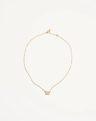 Colier Ovalette din metal și cristale Swarovski®