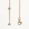 Colier Ovalette din metal și cristale Swarovski®