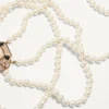 Colier Pas Plus din metal, email, rășină, perle și cristale Swarovski®