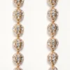 Colier Poetiques Des Gouttes din metal și cristale Swarovski®