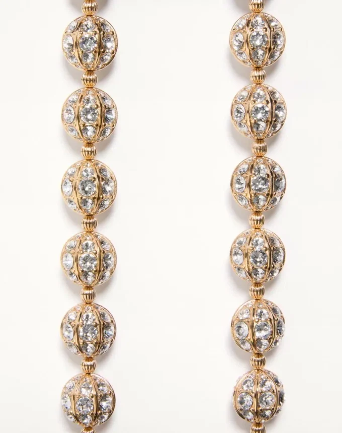 Colier Poetiques Des Gouttes din metal și cristale Swarovski®