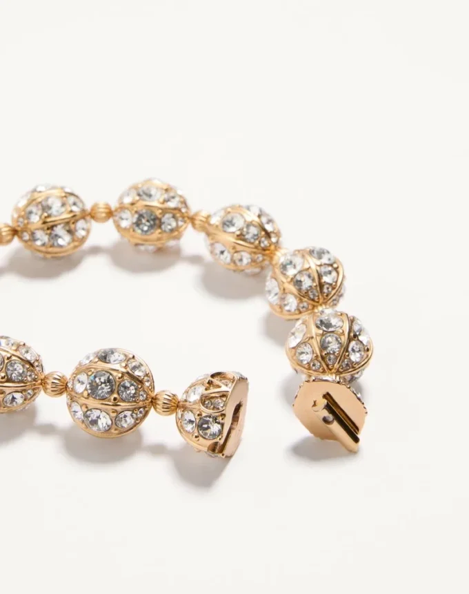 Colier Poetiques Des Gouttes din metal și cristale Swarovski®
