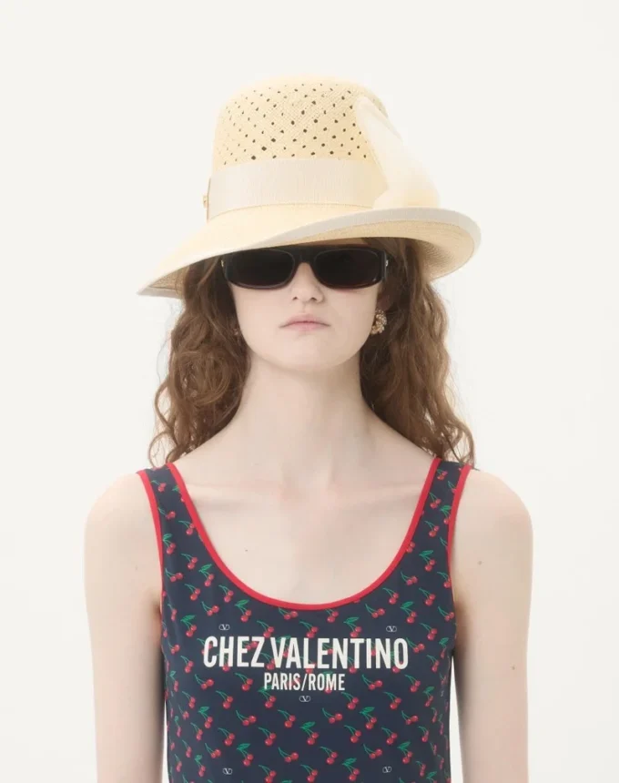 Costum de baie din lycra cu imprimeu Cherryfic Costum de baie din lycra cu imprimeu Cherryfic