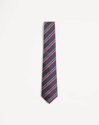 cravat din mtase jacquard regimental valentie 2 1 330x417 - Cravată din mătase jacquard regimental Valentie
