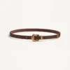 Curea din piele de vițel cu logo Vlogo 20 mm Curea din piele de vițel cu logo Vlogo 20 mm