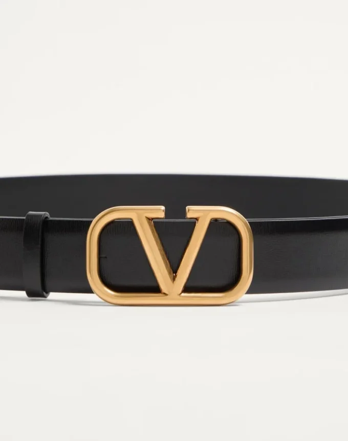 Curea din piele de vițel VLogo Signature