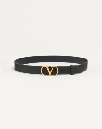 Curea din piele de vițel VLogo Signature 30 mm