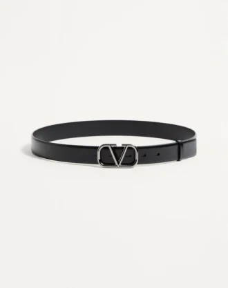 Curea din piele de vițel VLogo Signature 30 mm