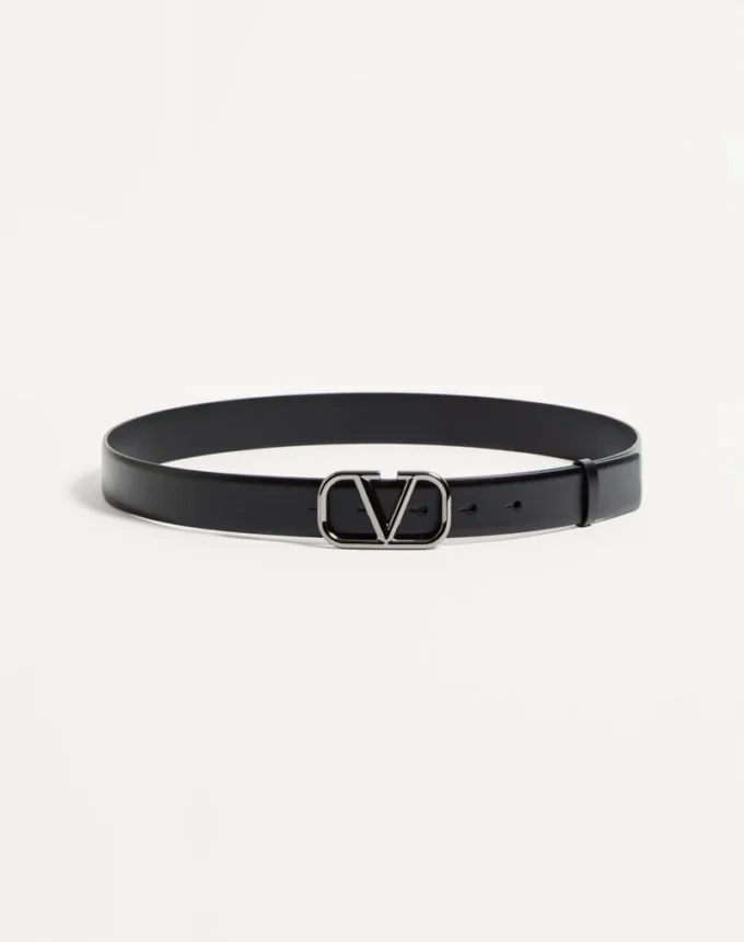 Curea din piele de vițel VLogo Signature 30 mm