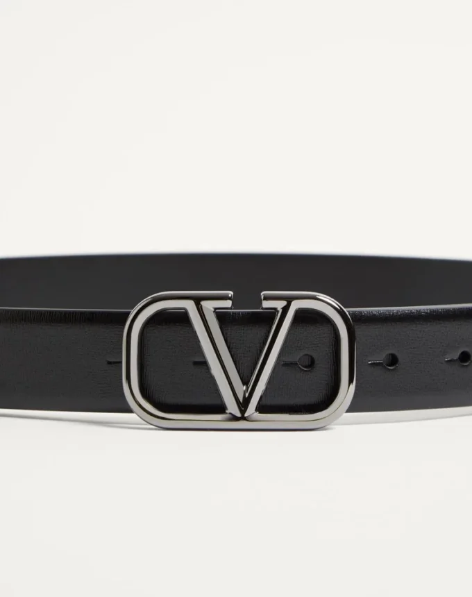 Curea din piele de vițel VLogo Signature 30 mm