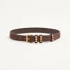 Curea Flaneuse din piele de căprioară 30 mm Curea Flaneuse din piele de căprioară 30 mm