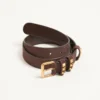 Curea Flaneuse din piele de căprioară 30 mm Curea Flaneuse din piele de căprioară 30 mm