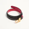 Curea reversibilă VLogo Signature din piele de vițel lucioasă – 20 mm / 1,2 in. Curea reversibilă VLogo Signature din piele de vițel lucioasă – 20 mm / 1,2 in.