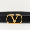 Curea Vlogo Signature din piele de crocodil 30 mm Curea Vlogo Signature din piele de crocodil 30 mm
