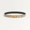 Curea Vlogo Signature din piele de piton 30 mm