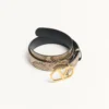 Curea Vlogo Signature din piele de piton 30 mm
