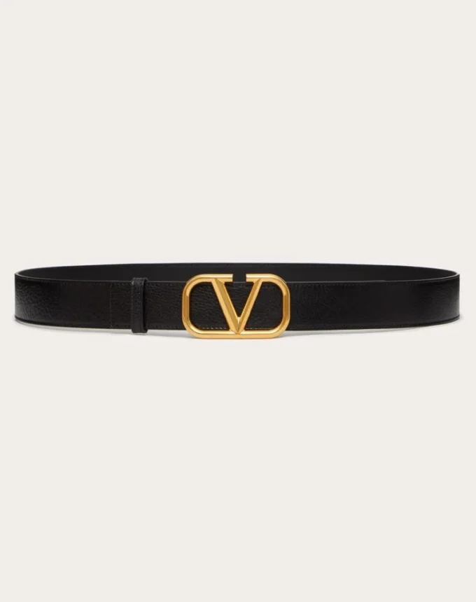 Curea Vlogo Signature din piele de vacă ombré