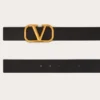 Curea Vlogo Signature din piele de vacă ombré