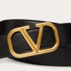 Curea Vlogo Signature din piele de vacă ombré