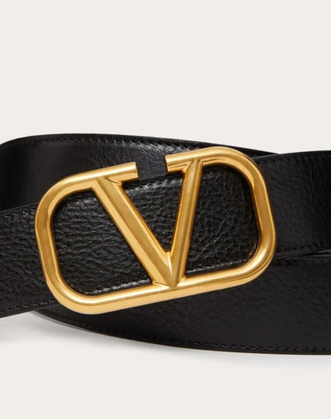 Curea Vlogo Signature din piele de vacă ombré