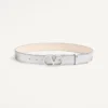 Curea Vlogo Signature din piele de vițel laminată 30 mm Curea Vlogo Signature din piele de vițel laminată 30 mm
