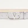 Curea Vlogo Signature din piele de vițel laminată 30 mm Curea Vlogo Signature din piele de vițel laminată 30 mm