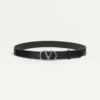 Curea Vlogo Signature din piele de vițel lucioasă 30 mm Curea Vlogo Signature din piele de vițel lucioasă 30 mm