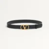 Curea Vlogo Signature din piele de vițel lucioasă 30 mm Curea Vlogo Signature din piele de vițel lucioasă 30 mm