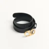 Curea Vlogo Signature din piele de vițel lucioasă 30 mm Curea Vlogo Signature din piele de vițel lucioasă 30 mm