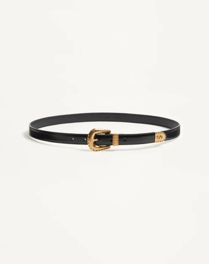 Curea Vlogo Signature din piele de vițel periată 20 mm Curea Vlogo Signature din piele de vițel periată 20 mm