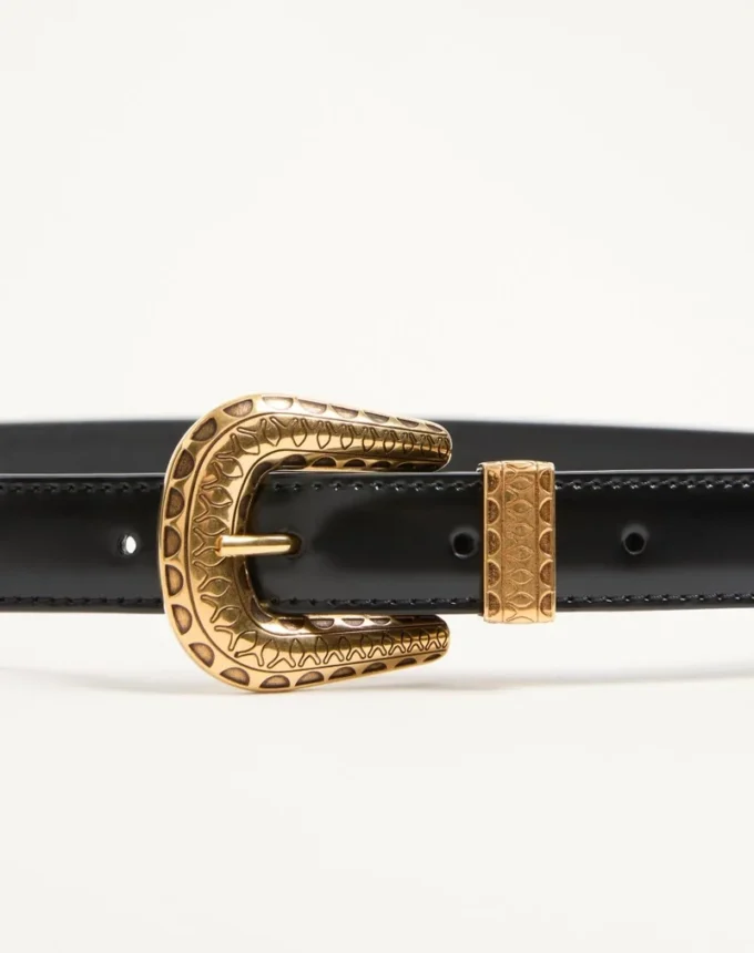 Curea Vlogo Signature din piele de vițel periată 20 mm Curea Vlogo Signature din piele de vițel periată 20 mm