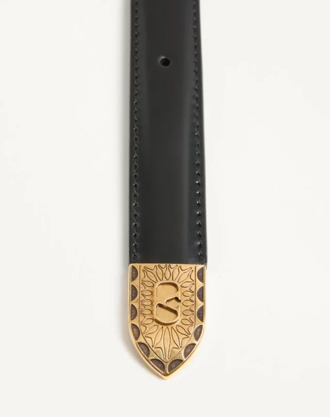 Curea Vlogo Signature din piele de vițel periată 20 mm Curea Vlogo Signature din piele de vițel periată 20 mm