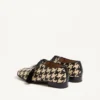 Derby Mj Blues Houndstooth din piele țesută